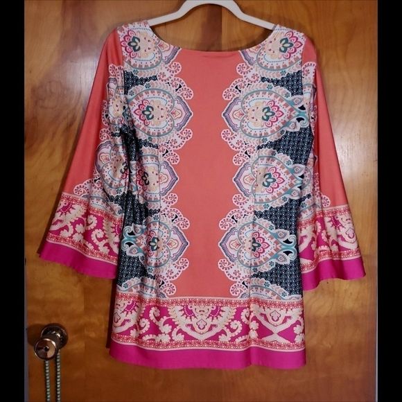 Sunny Leigh Paisley Long Sleeve Tunic - Picture 3 of 6